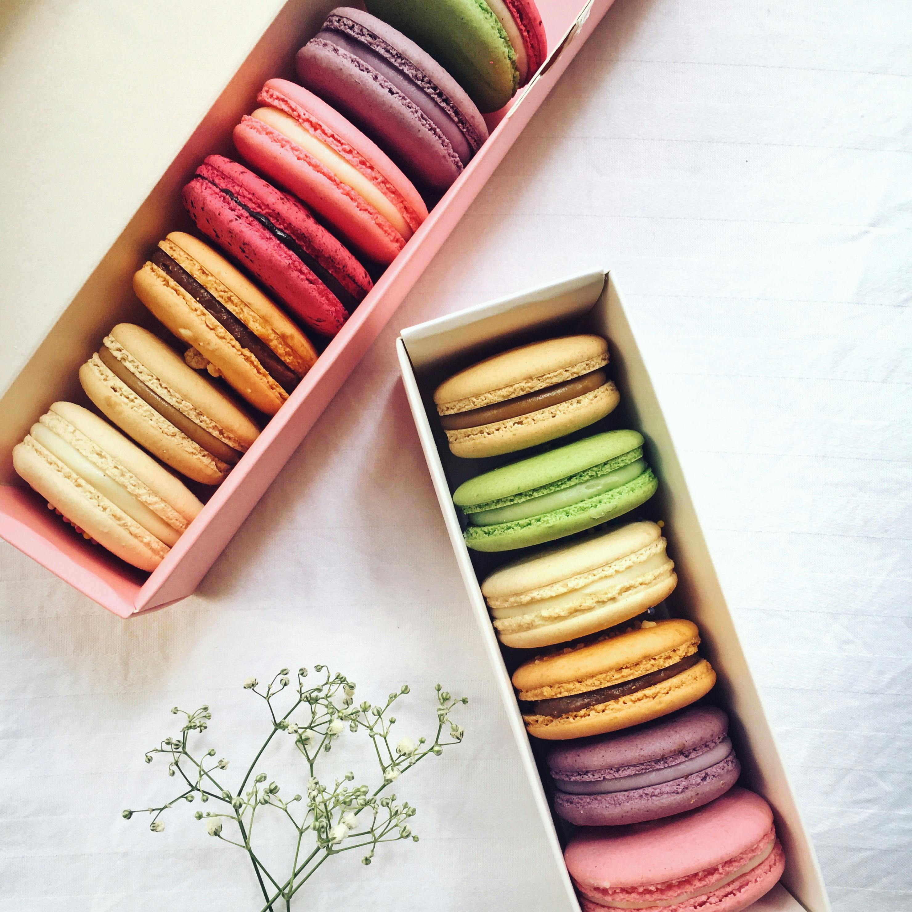 Bharat Bites - Rainbow Macarons
